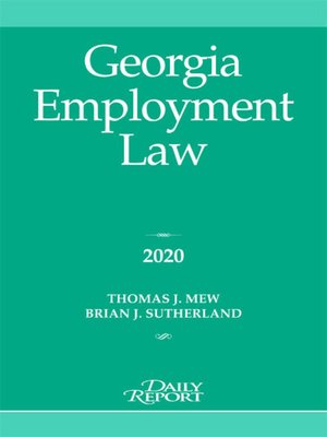 cover image of Georgia Employment Law
